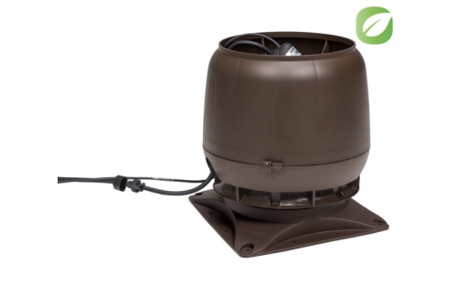 Вентилятор ЕСо190S с основанием коричневый