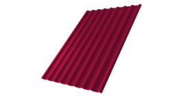 Профнастил С20R 0.45 PE RAL 3003 рубиново-красный