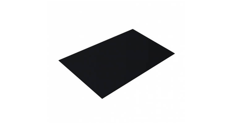 Плоский лист 0,5 GreenCoat Pural Matt RR 33 черный (RAL 9005 черный)