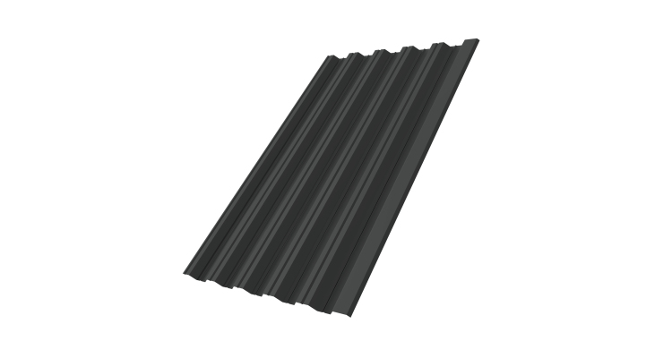 Профнастил HC35R 0.45 Drap RAL 7016 антрацитово-серый