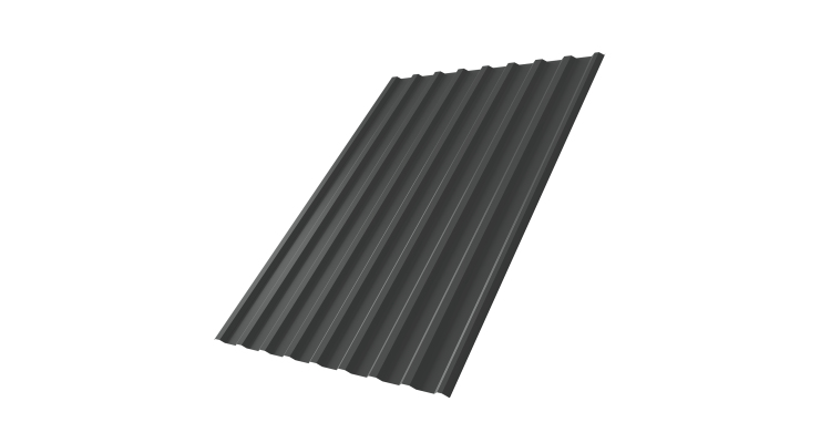 Профнастил С20R 0.45 Drap ST RAL 7016 антрацитово-серый