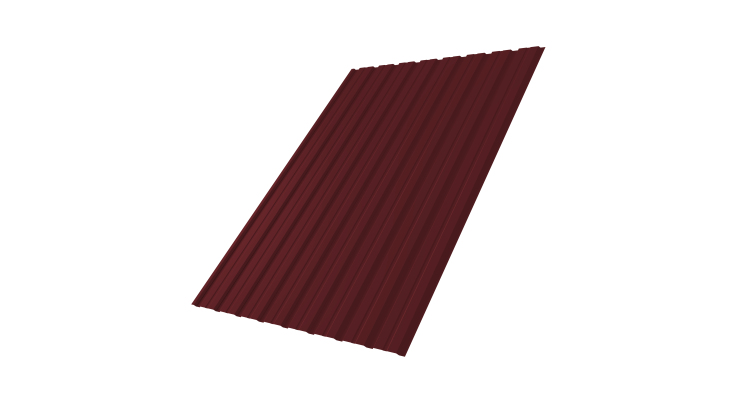 Профнастил С10В 0.4 PE RAL 3005 красное вино