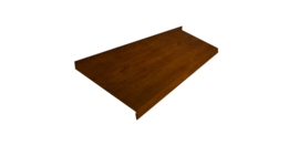 Отлив простой 250 0,45 Print Premium Golden Wood Intense FTC (2м)