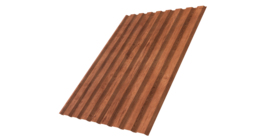 Профнастил С20A 0.45 Print Premium Rowan Fresh TwinColor