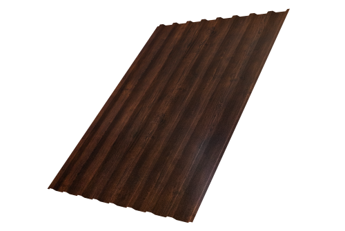 Профнастил С20B 0,45 Print Premium Cherry Wood Dark FTC