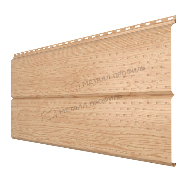 Софит Металл Профиль перфор. Lбрус-XL-14х335 (ECOSTEEL-01-Сосна-0.5)