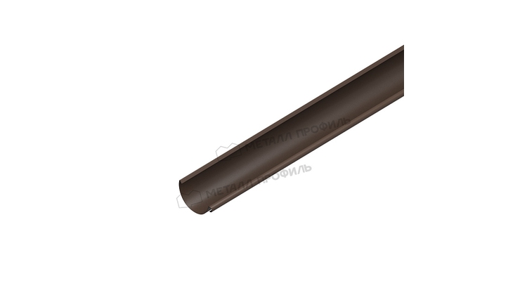 Желоб водосточный Металл Профиль Foramina Freeze D125х3000 DarkBrown