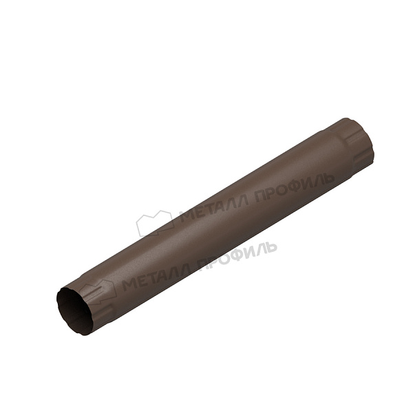 Труба соединительная Металл Профиль Foramina Freeze D100х1000 DarkBrown