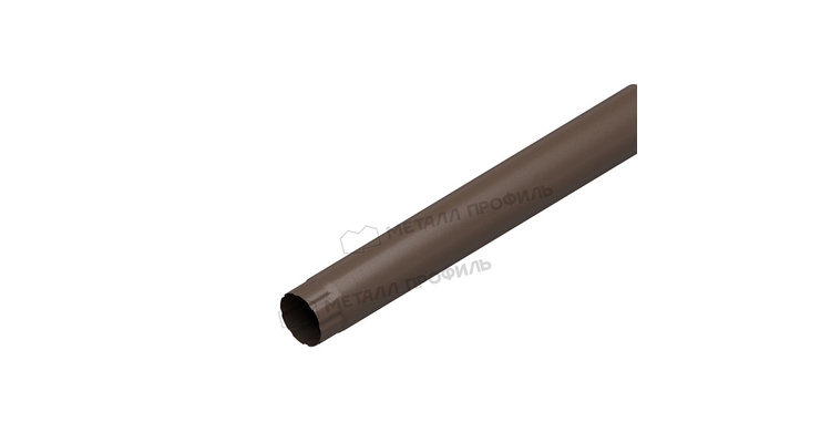 Труба водосточная Металл Профиль Foramina Freeze D100х3000 DarkBrown