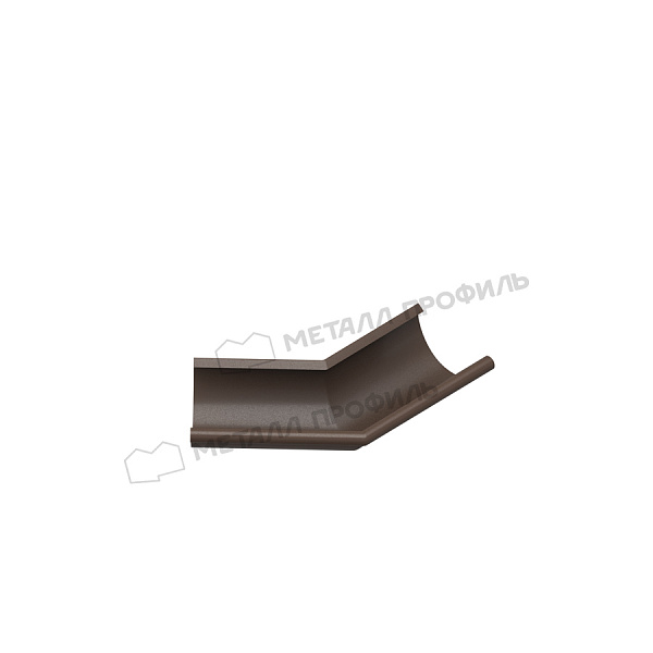 Угол желоба наружный Металл Профиль Foramina Freeze D125 DarkBrown