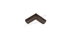 Угол желоба внутренний Металл Профиль Foramina Freeze D125 DarkBrown