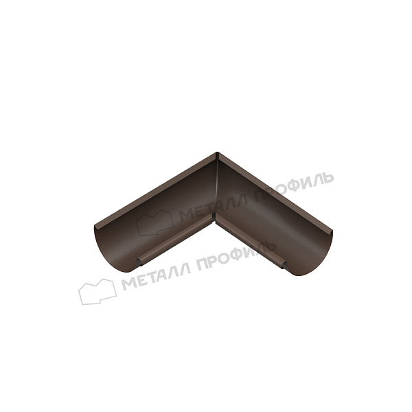 Угол желоба внутренний Металл Профиль Foramina Freeze D125 DarkBrown