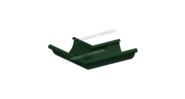 Угол желоба наружный Металл Профиль Foramina PUR D150 RAL 6005