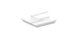 Угол желоба наружный Металл Профиль Foramina PUR D150 RAL 9010