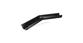 Угол желоба наружный 135 градусов Металл Профиль PURMAN BLACK EDITION D125 RAL 9005
