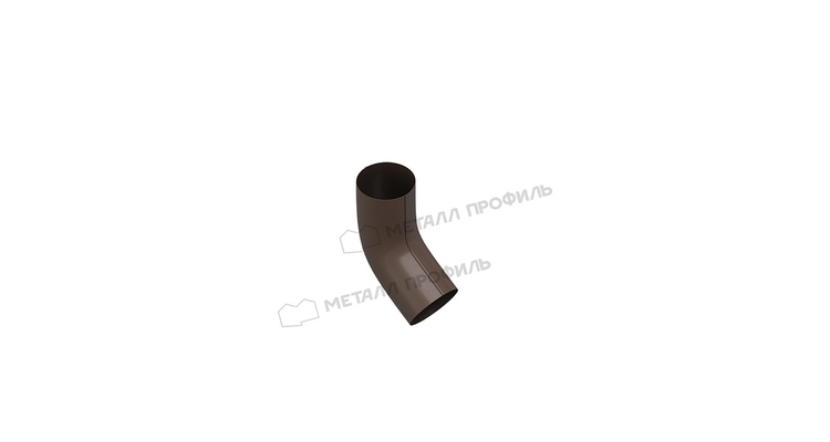 Колено трубы Металл Профиль Foramina Freeze D100 DarkBrown