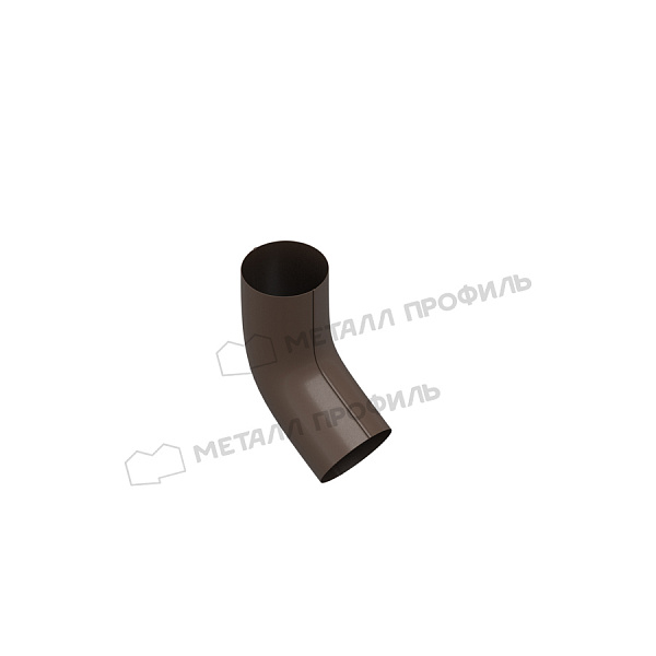 Колено трубы Металл Профиль Foramina Freeze D100 DarkBrown