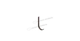 Держатель желоба Металл Профиль Foramina Freeze D125х280 DarkBrown