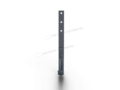 Держатель желоба Металл Профиль Foramina Freeze D125х280 Grey