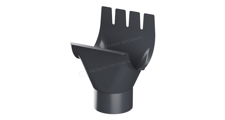 Воронка выпускная Металл Профиль Foramina PUR D125/100 RAL 7024