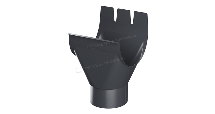Воронка выпускная Металл Профиль Foramina PUR D150/100 RAL 7024