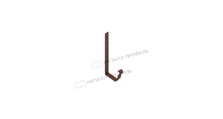 Держатель желоба Металл Профиль БЮДЖЕТ 120х86 RAL 8017