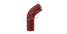 Колено трубы Металл Профиль ПРОЕКТ D150 RAL 3011