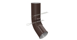 Колено сливное Металл Профиль ПРОЕКТ D150 RAL 8017