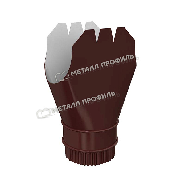 Воронка выпускная Металл Профиль ПРОЕКТ D185х150 RAL 8017