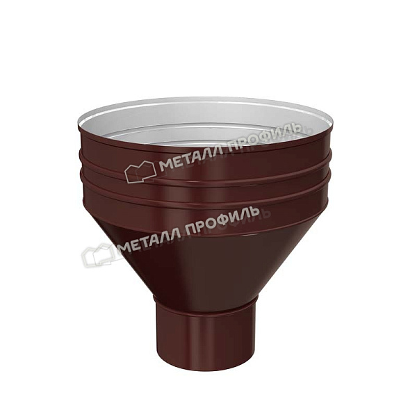 Воронка водосборная Металл Профиль ПРОЕКТ D350х150 RAL 8017