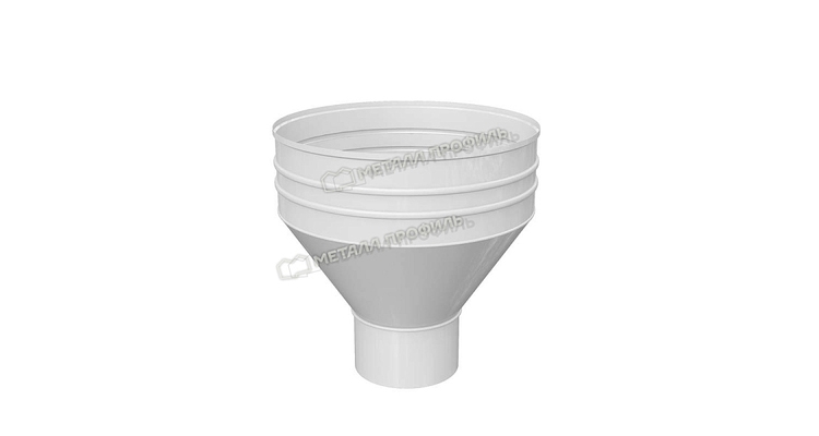 Воронка водосборная Металл Профиль ПРОЕКТ D350х150 RAL 9003