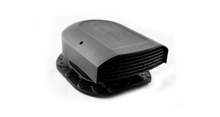 Вентиль кровельный Kredo Grand Line - KTV черный