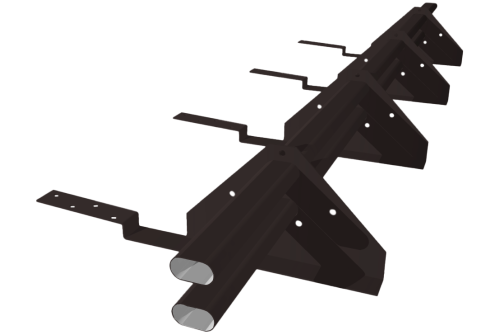 Снегозадержатель трубчатый для композитной черепицы Roman RR 32 (3м)