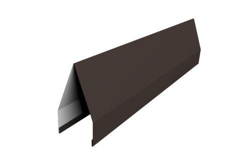 Ламель забора жалюзи Tokyo 0,5 PurPro Matt 275 с пленкой RR 32 темно-коричневый