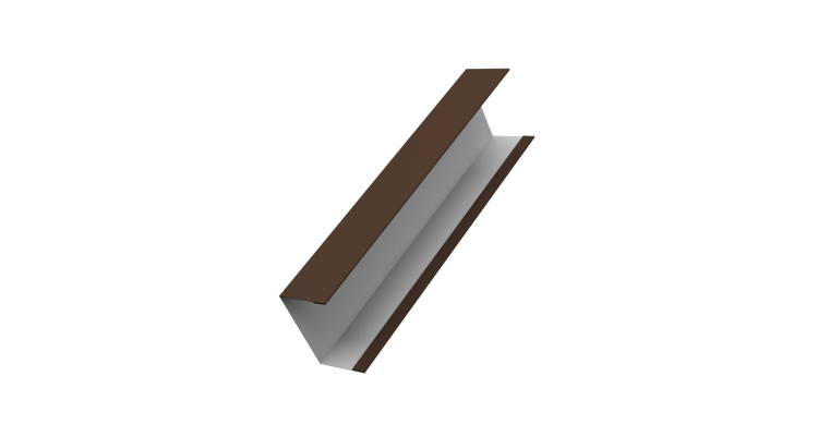 Крышка жалюзи Milan,Tokyo 0,45 Drap RAL 8017 шоколад (3м)