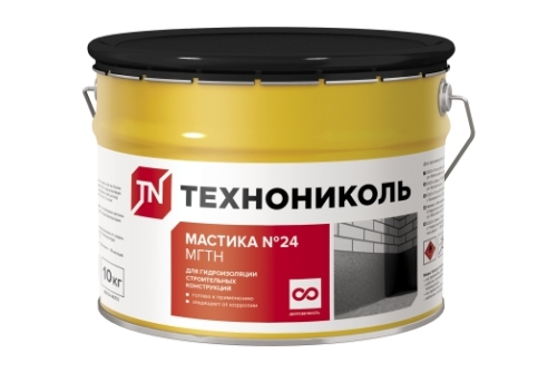 Мастика гидроизоляционная Технониколь №24 МГТН 10кг (ведро)
