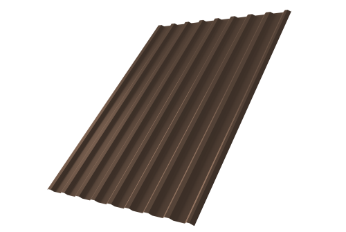 Профнастил С20R 0.45 PE-Double RAL 8017 шоколад